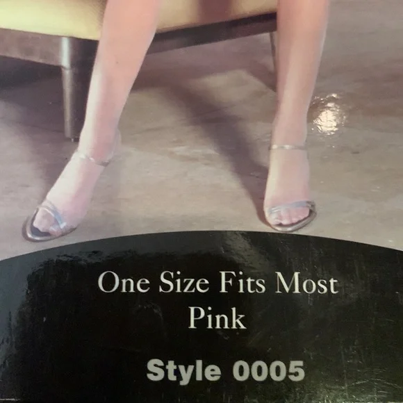 GLAMOROUS DREAMGIRL Brand New light pink stay up stockings. - Picture 4 of 10